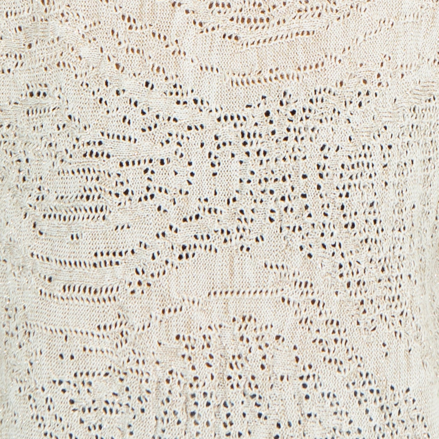 Motion of the Ocean Shimmering Lacy Top - Merino Wool Knit
