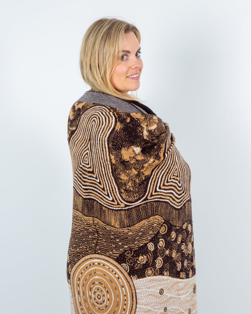 Ancient Existence Blanket - Merino Wool