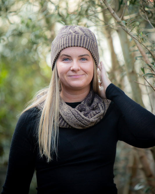 Paving the Way Snood - Reversible Merino Wool