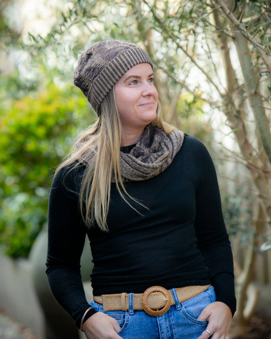Paving the Way Snood - Reversible Merino Wool