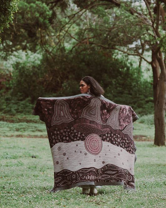 Ancient Existence Blanket - Merino Wool