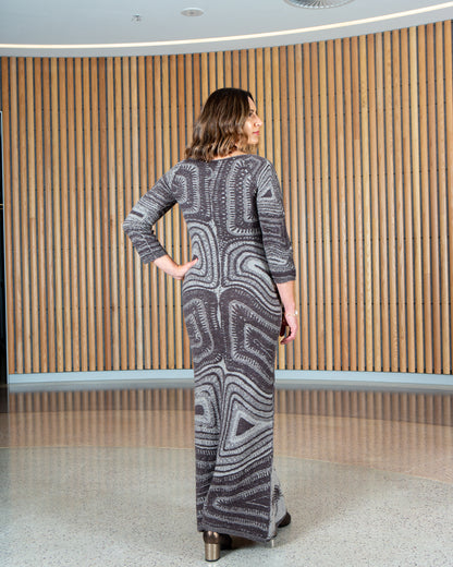 Healing Country Reversible Dress - Merino Wool Knit