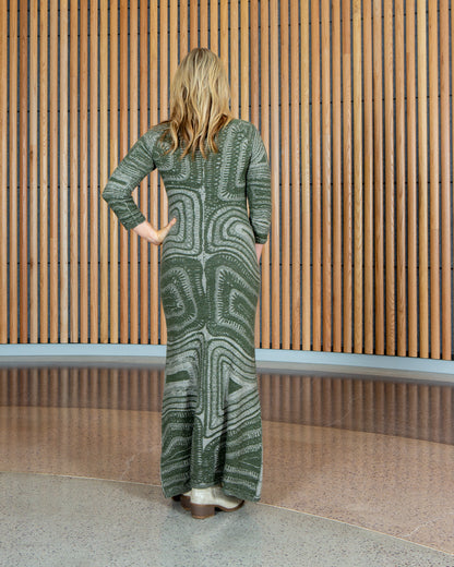 Healing Country Reversible Dress - Merino Wool Knit