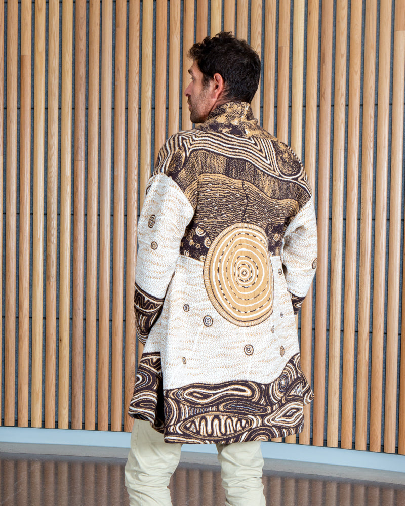 Ancient Existence Unisex Cardigan - Merino Wool