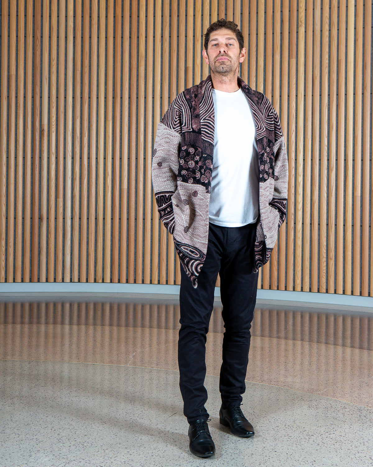 Ancient Existence Unisex Cardigan - Merino Wool