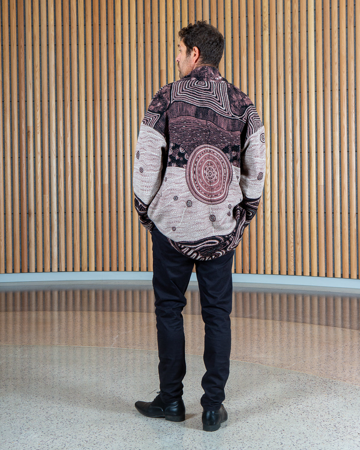 Ancient Existence Unisex Cardigan - Merino Wool