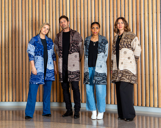 Ancient Existence Unisex Cardigan - Merino Wool