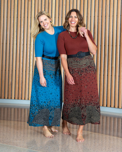 Coastal Country Dress - Merino Wool Knit