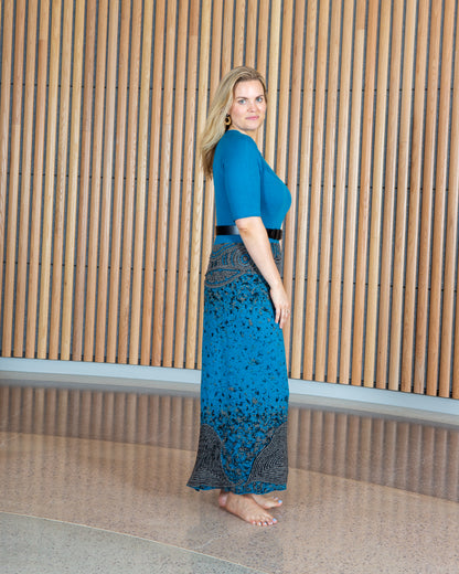 Coastal Country Dress - Merino Wool Knit