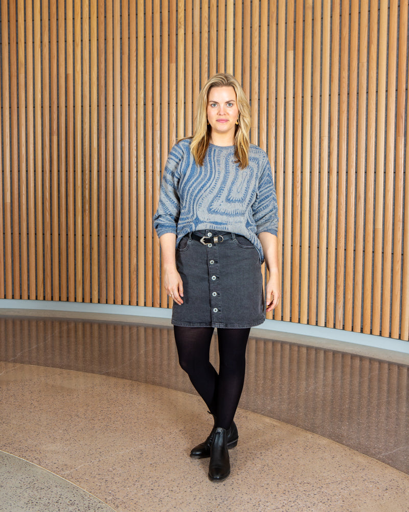 Paving the Way Jumper - Reversible Merino Wool Knit