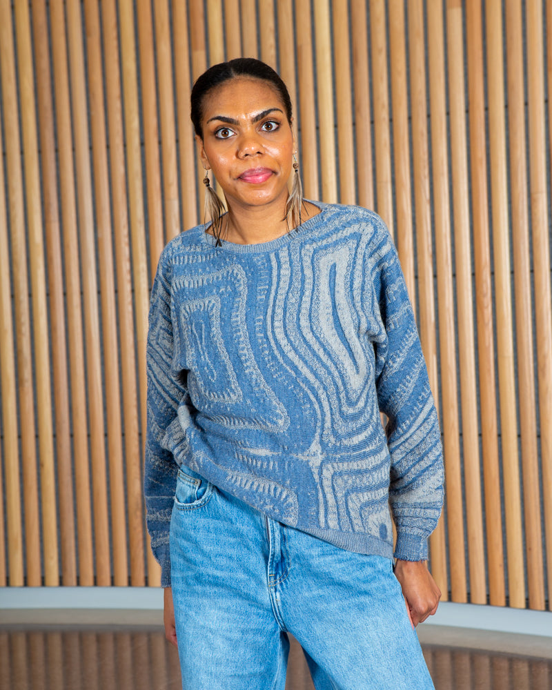 Paving the Way Jumper - Reversible Merino Wool Knit
