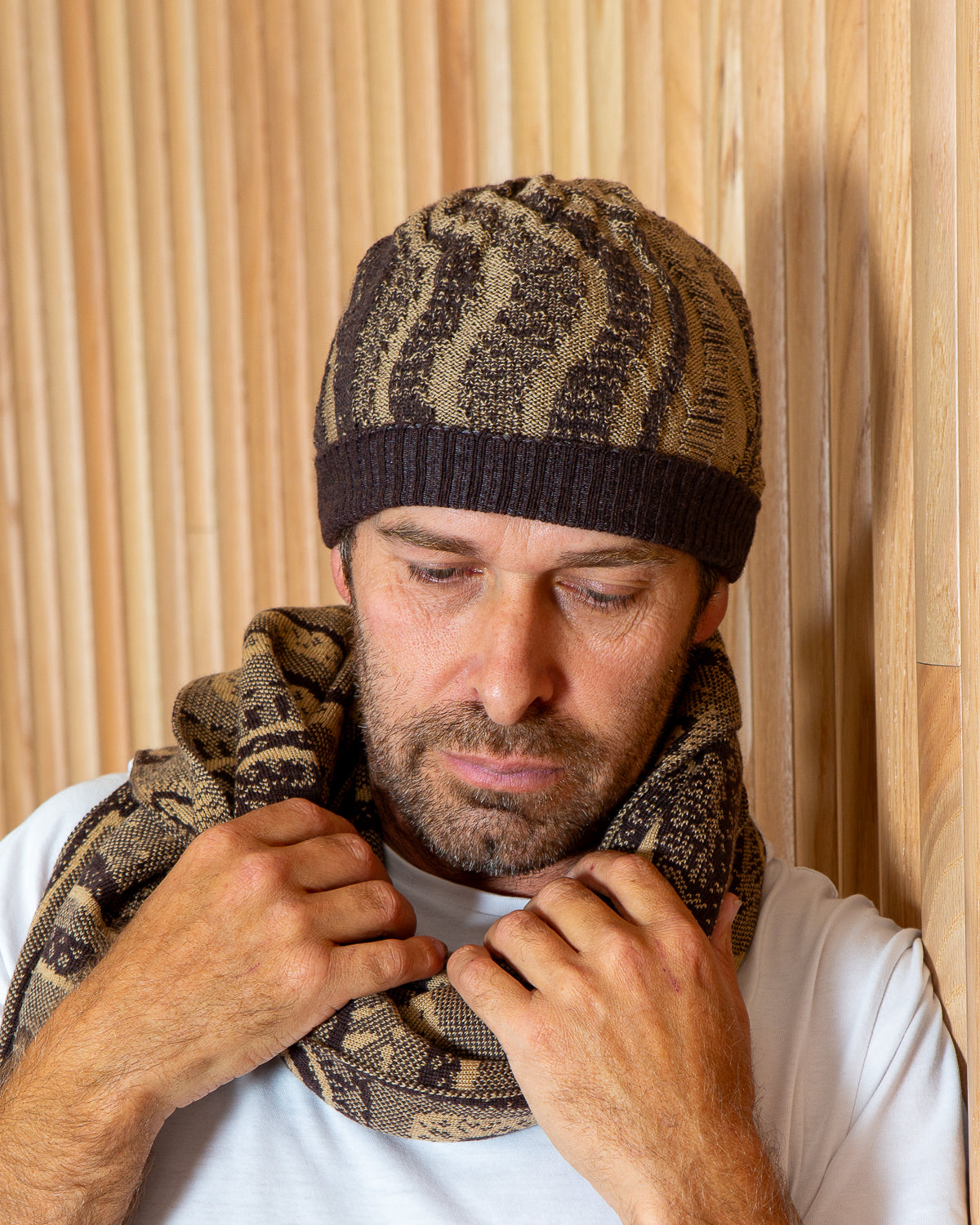 Paving the Way Beanie - Reversible Merino Wool