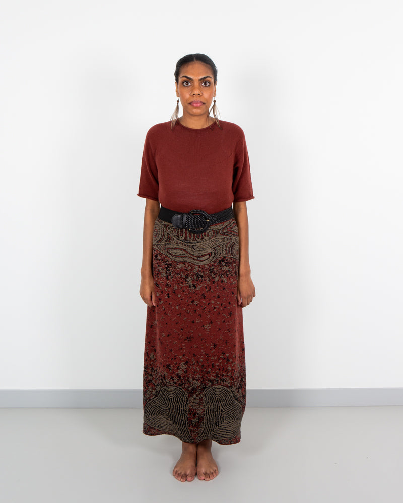 Coastal Country Dress - Merino Wool Knit