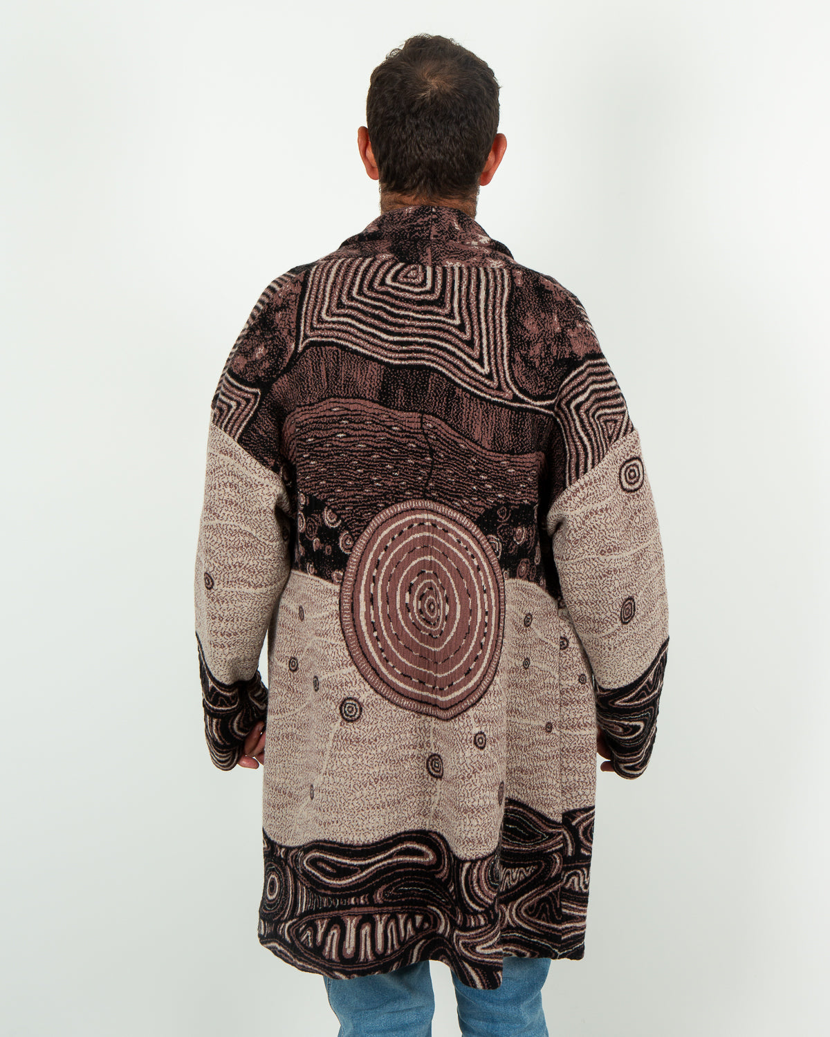 Ancient Existence Unisex Cardigan - Merino Wool
