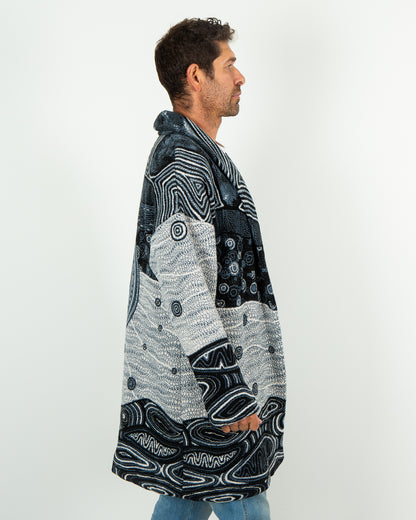 Ancient Existence Unisex Cardigan - Merino Wool