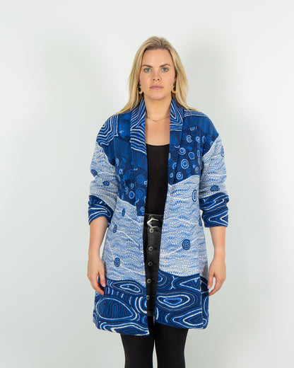 Ancient Existence Unisex Cardigan - Merino Wool