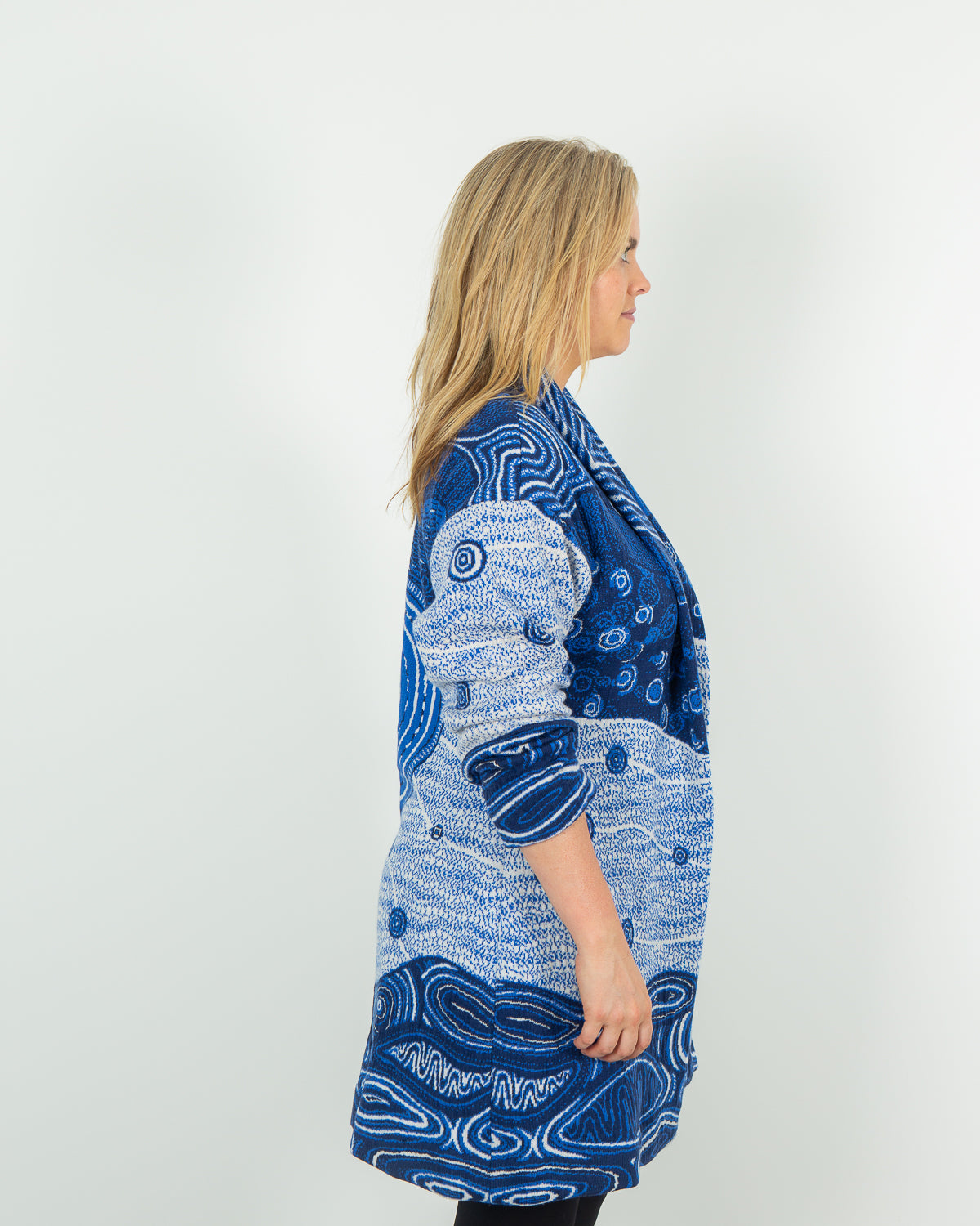 Ancient Existence Unisex Cardigan - Merino Wool