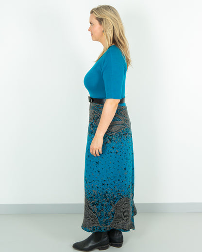 Coastal Country Dress - Merino Wool Knit