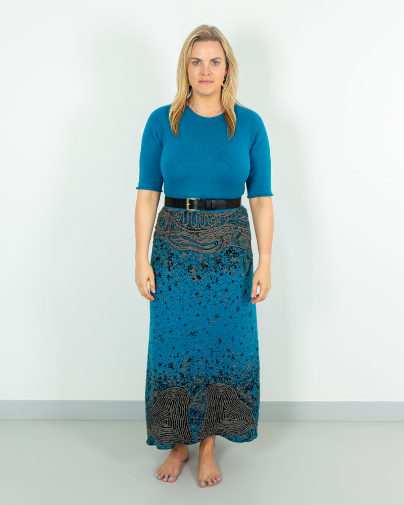 Coastal Country Dress - Merino Wool Knit
