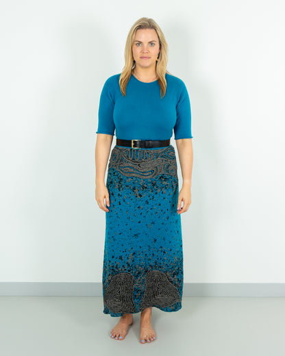 Coastal Country Dress - Merino Wool Knit