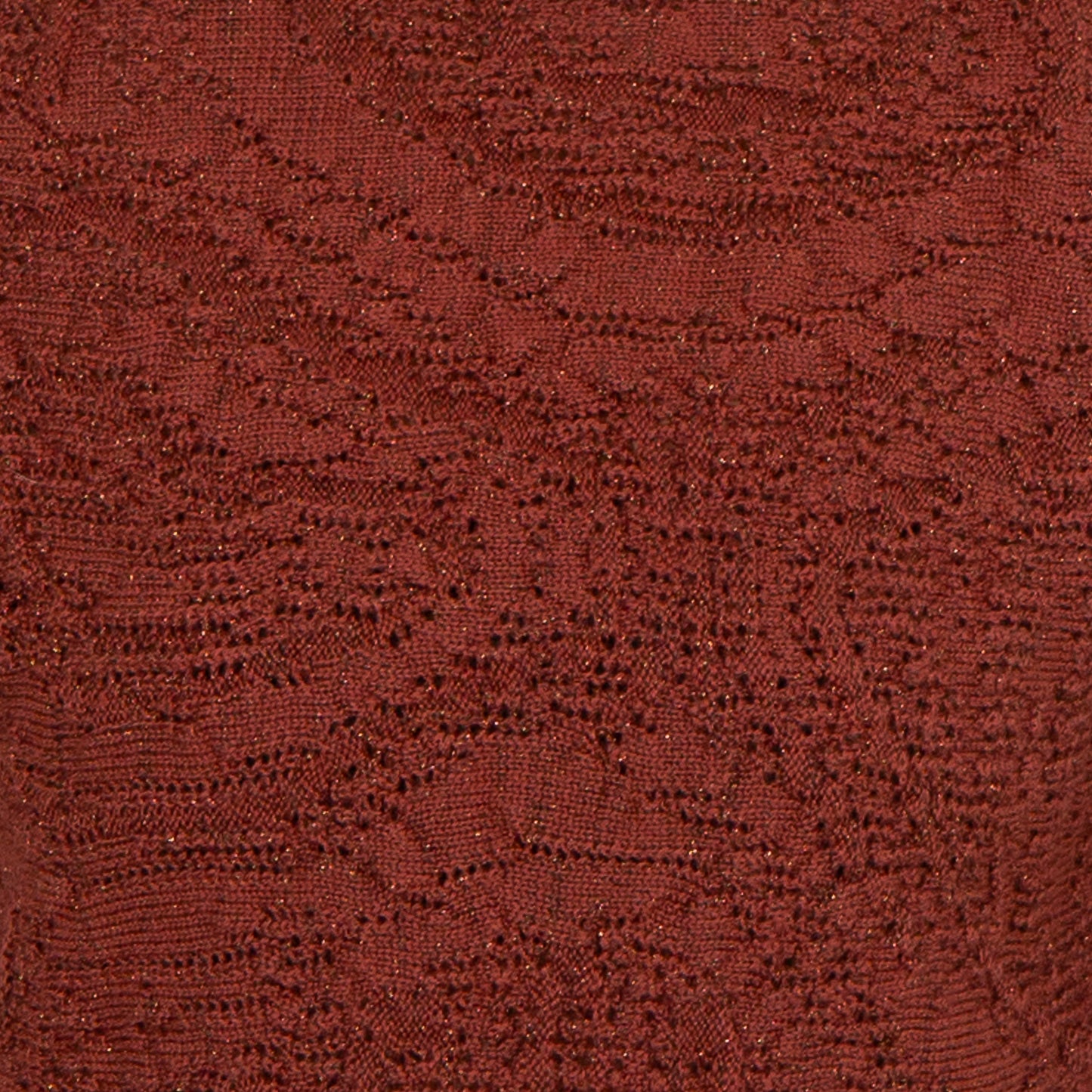 Motion of the Ocean Shimmering Lacy Top -  Merino Wool Knit