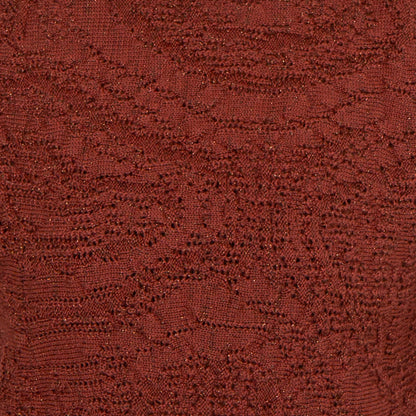 Motion of the Ocean Shimmering Lacy Top -  Merino Wool Knit