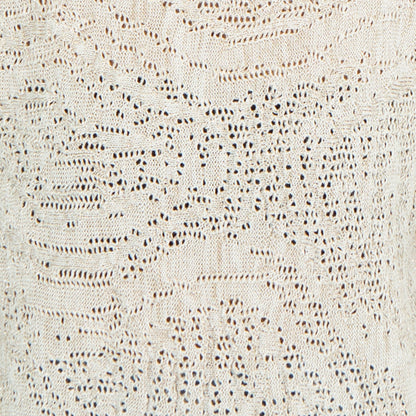 Motion of the Ocean Shimmering Lacy Top -  Merino Wool Knit