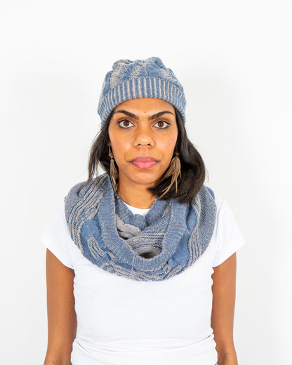 Paving the Way Snood - Reversible Merino Wool