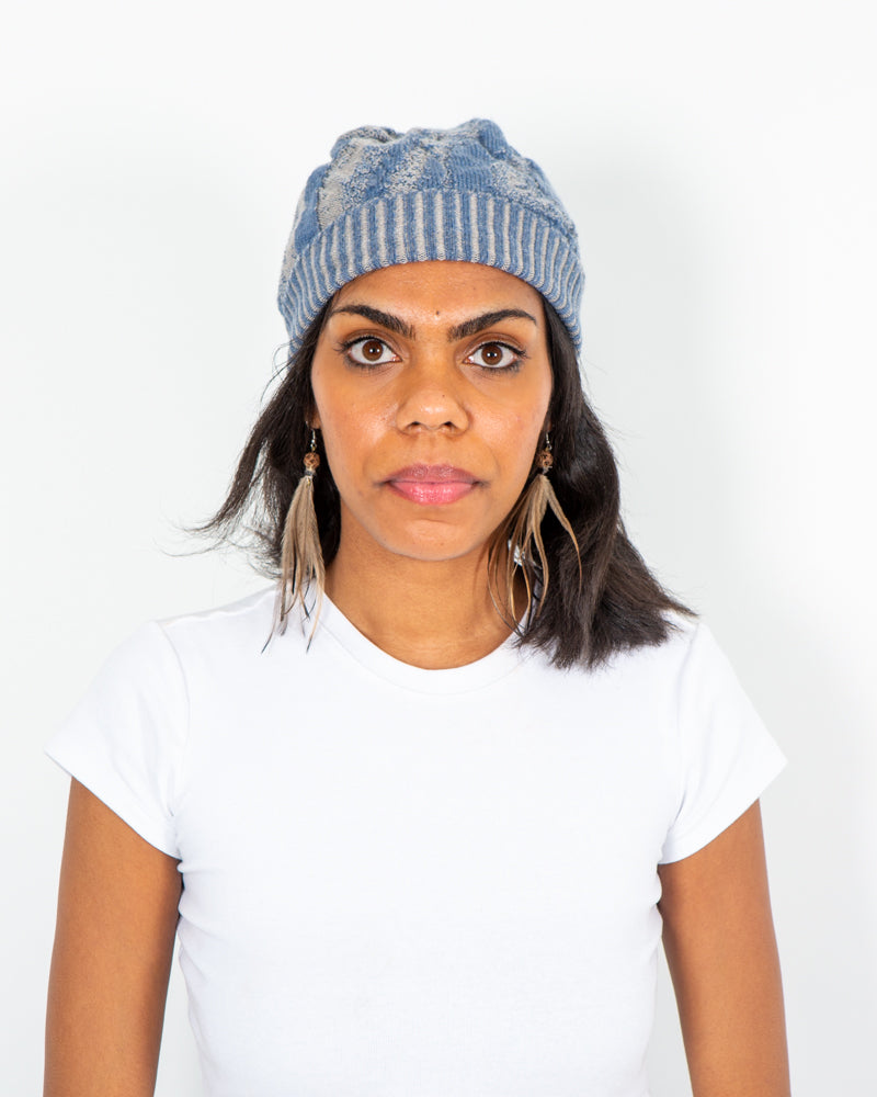 Paving the Way Beanie - Reversible Merino Wool