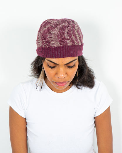 Paving the Way Beanie - Reversible Merino Wool