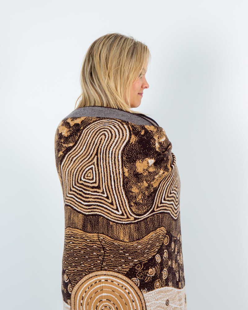 Ancient Existence Blanket - Merino Wool