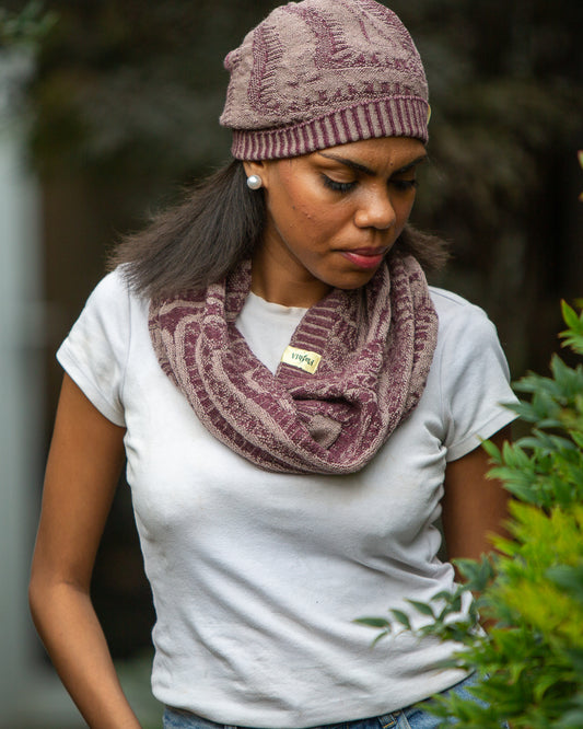 Paving the Way Snood - Reversible Merino Wool