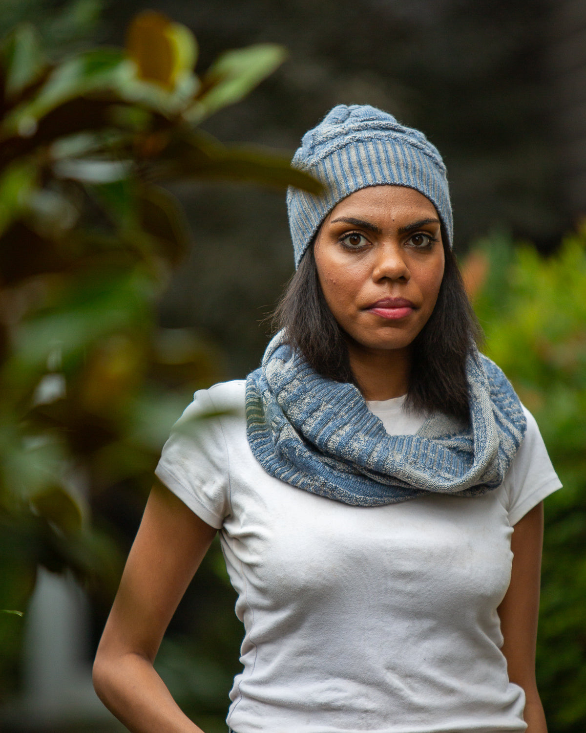 Paving the Way Snood - Reversible Merino Wool