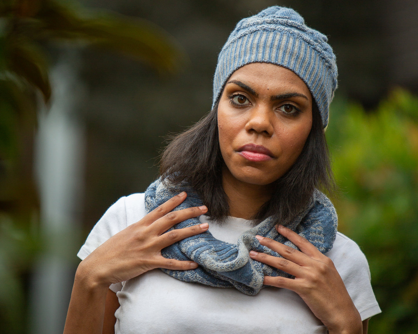 Paving the Way Snood - Reversible Merino Wool