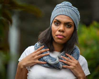 Paving the Way Snood - Reversible Merino Wool