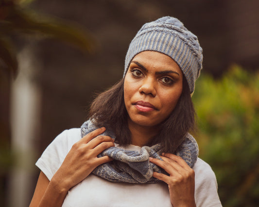 Paving the Way Snood - Reversible Merino Wool