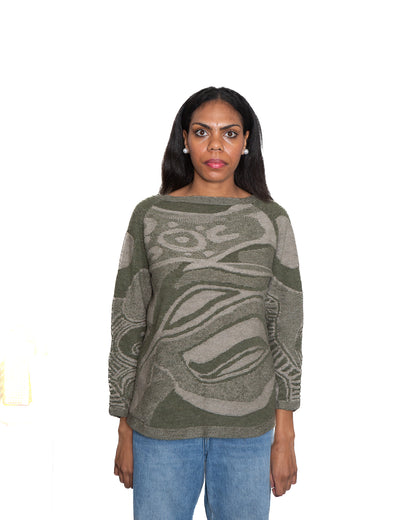 Abundance Reversible Jumper - Merino Wool Knit