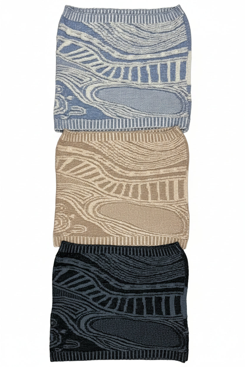 Abundance Reversible Snood - Merino Wool Knit
